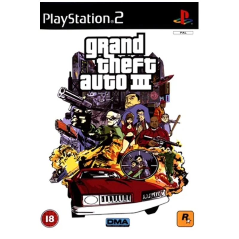 Grand Theft Auto III - PS2 (Usado)